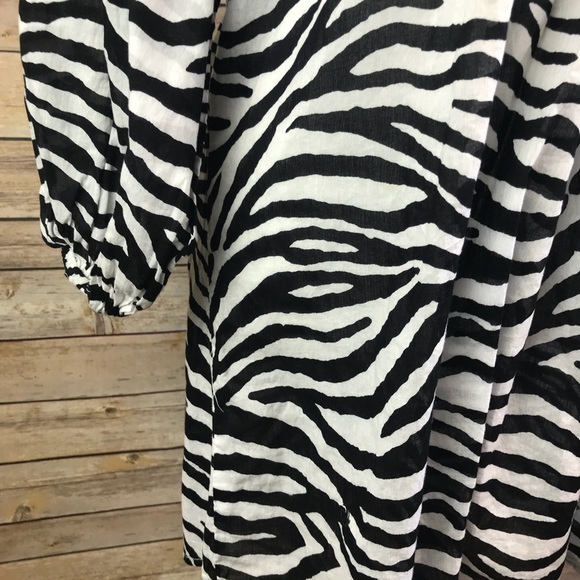 Ralph Lauren Zebra Tunic Top Dress Coverup - Picture 3 of 7